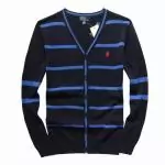 polo pulls hommes manche longue boutique mode reduction affaires bleu noir t